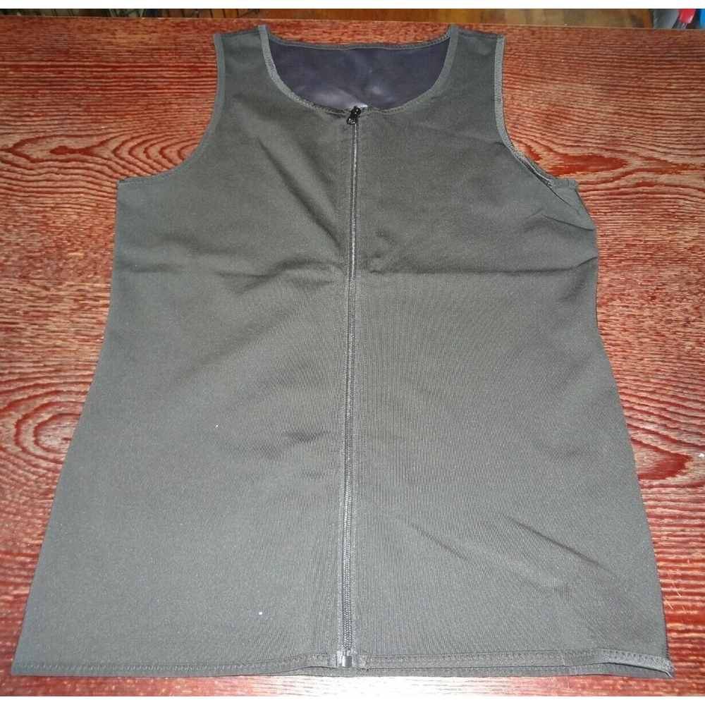 Men Neoprene Sauna Sweat Suit Body Shaper Waist Trainer Fat Burner Corset Vest